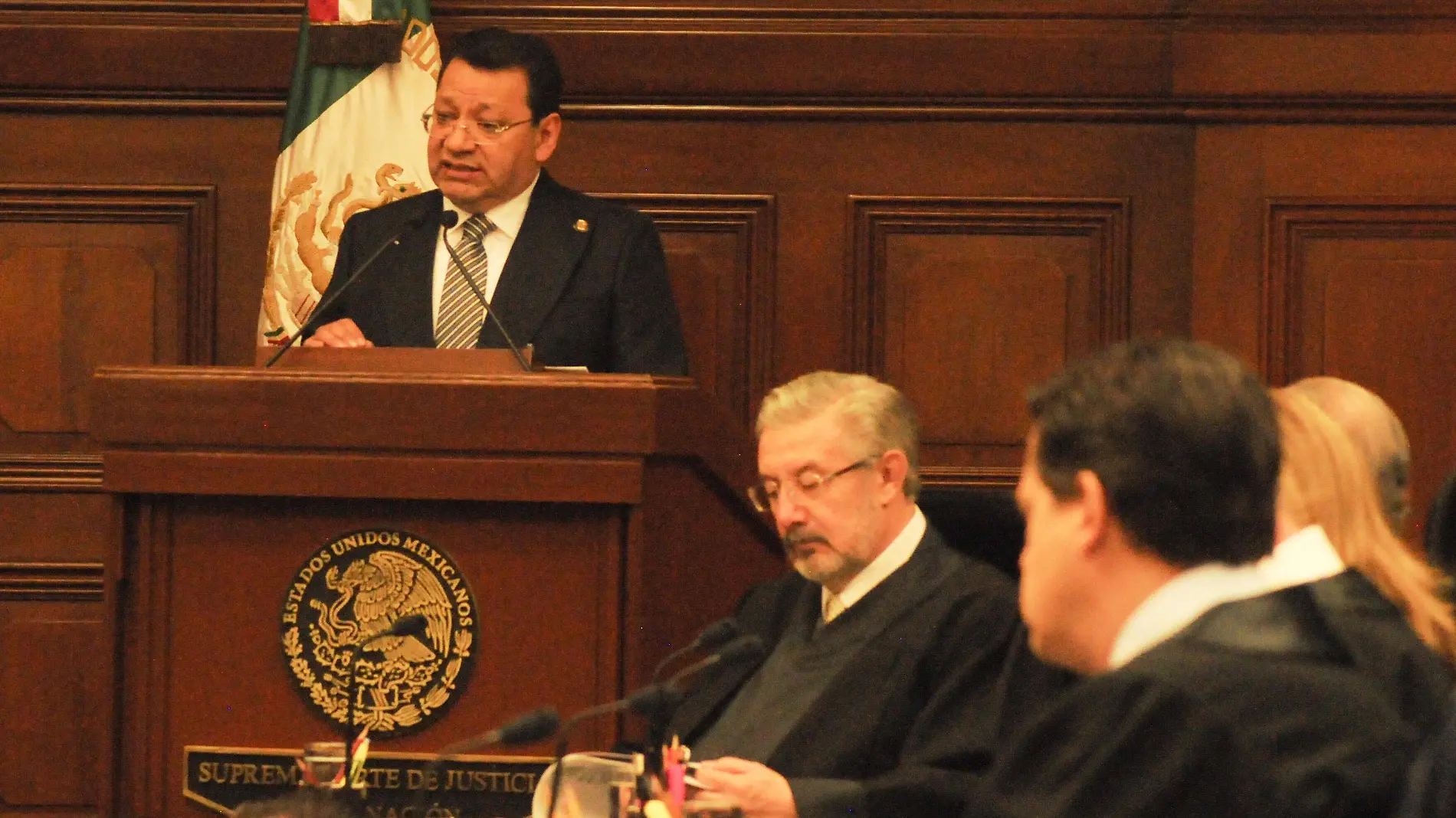 Informe de labores de Felipe Fuentes Barrera, presidente de TEPJF, FOTO. ERNESTO MUÑOZ 